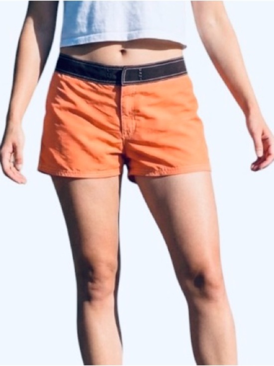 GAP Pants - Gap Orange Blue Nylon Short Shorts M Summer Lightweight Athletic Casual Swim